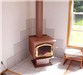Corner Fireplace before